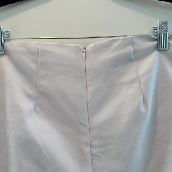 Superdown white pleated classic high waist skort semi-formal summer beach S - Picture 7 of 9